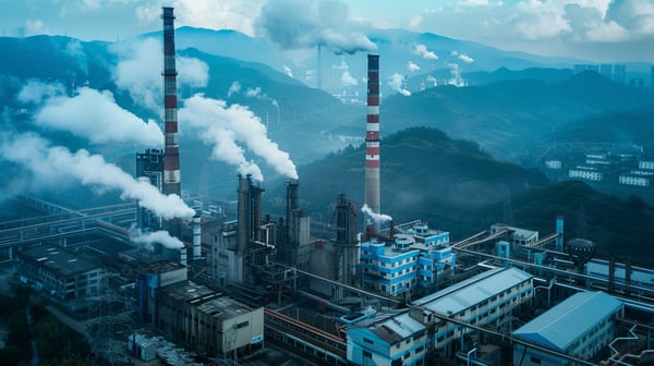 exterior of a manufacturing plant in china