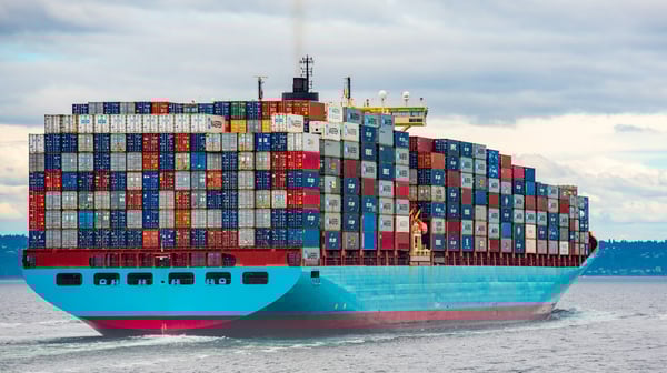cargo ship with containers of goods