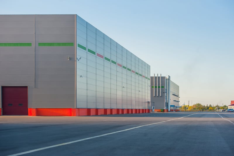 outside of a factory building