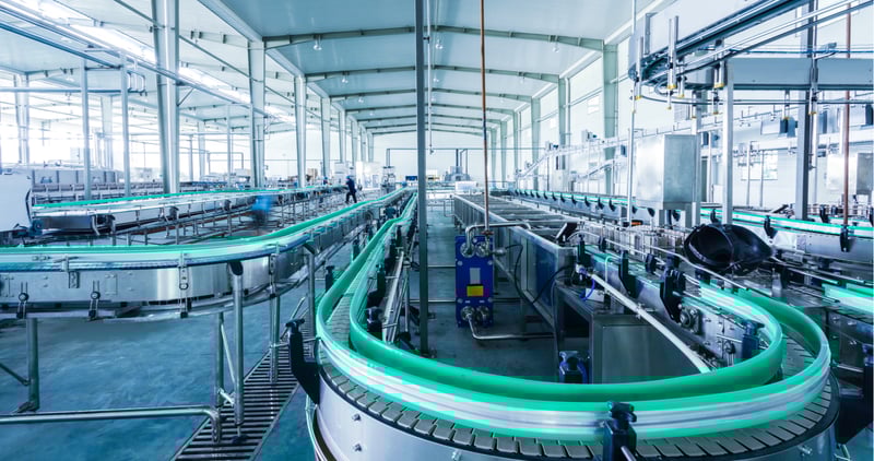 Factory production belt line